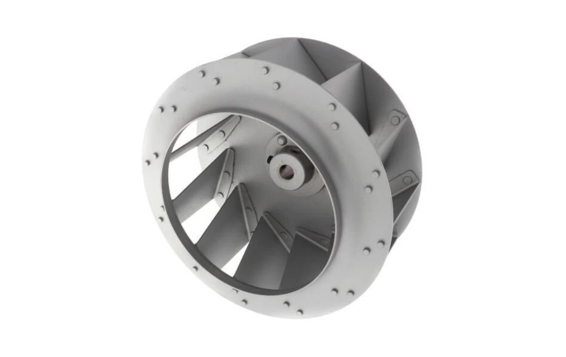 Backward curved blower wheel application examples for ventilation, cooling and industrial equipment